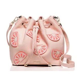 kate spade grapefruit bucket bag